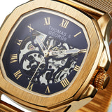 Montre Skeleton Automatique Édition Or Berlin