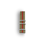20mm Moss/Red Nylon Field Strap