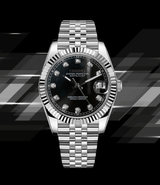 Seiko Mod Datejust Gem Black