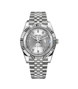 Seiko Mod Datejust Gem Silver
