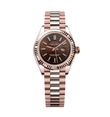 Seiko Mod Datejust Lady Rose Gold Chocolate