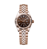 Seiko Mod Datejust Lady Rose Gold Chocolate