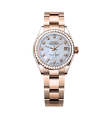 Seiko Mod Datejust Lady Two-Tone Gem Pearl White