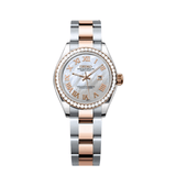 Seiko Mod Datejust Lady Two-Tone Roman Pearl Iced