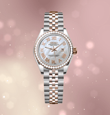 Seiko Mod Datejust Lady Two-Tone Roman Pearl Iced