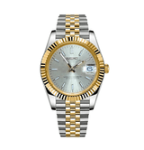 Seiko Mod Datejust Twotone Classic White
