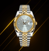 Seiko Mod Datejust Twotone Classic White