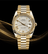 Seiko Mod Day-Date Roman Gold White