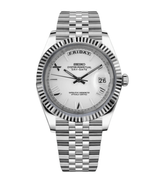 Seiko Mod Day-Date White Roman