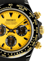 Seiko Mod Daytona Ceramic Yellow Black