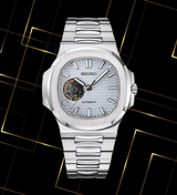 Seiko Mod Nautilus (Open Heart) White