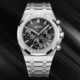Seiko Mod Royal Oak Chronograph Black