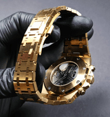 Seiko Mod Royal Oak Chronograph Rose Gold