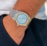 Seiko Mod Royal Oak Tiffany Blue