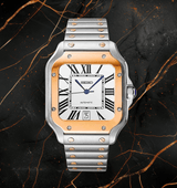 Seiko Mod Santos Date Two-tone Rose Gold