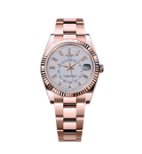Seiko Mod Sky-Dweller Rose Gold Classic White