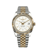 Seiko Mod Sky-Dweller Two-Tone White