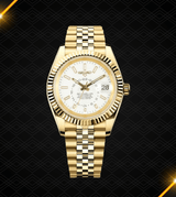 Seiko Mod Sky-Dweller White Gold