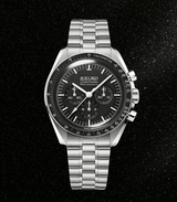 Seiko Mod Speedmaster Moonwatch - Black