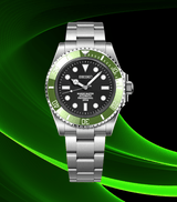 Seiko Mod Submariner Lime Reactor (No Date)