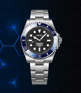 Seiko Mod Submariner Navy Blue (No Date)