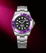 Seiko Mod Submariner Purple Surge (No Date)